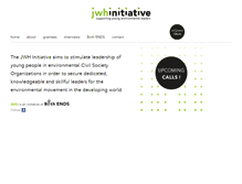 Tablet Screenshot of jwhinitiative.org
